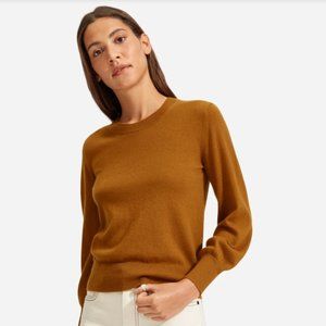 Everlane Lantern Sleeve 100% Cashmere sweater